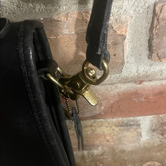 Vintage Coach Station Bag 5130 Black USA 1990 - Picture 11 of 12